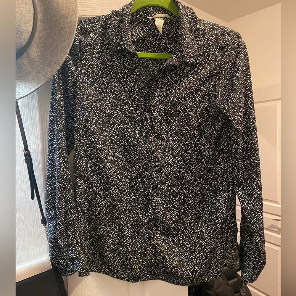 H&M Dalmatian button-up, small